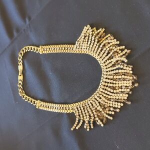 Stella and Dot Shaggy Gold Necklace